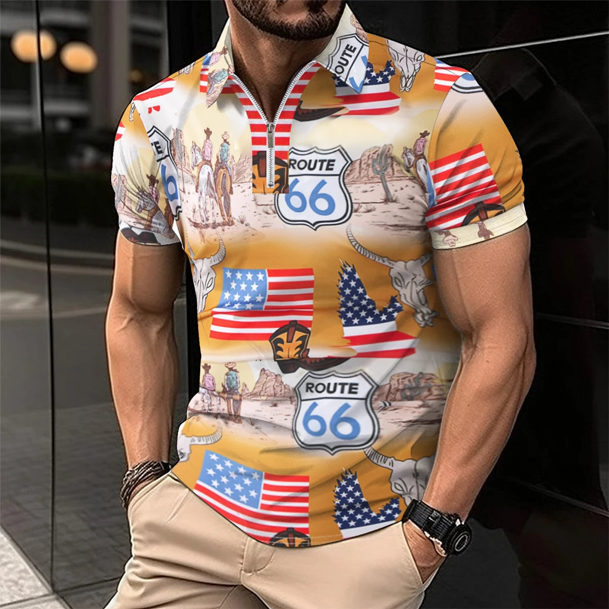 Summer Men's Casual Polo Shirt Spring Summer New Business Leisure Breathable Lapel Polo Shirt for Man
