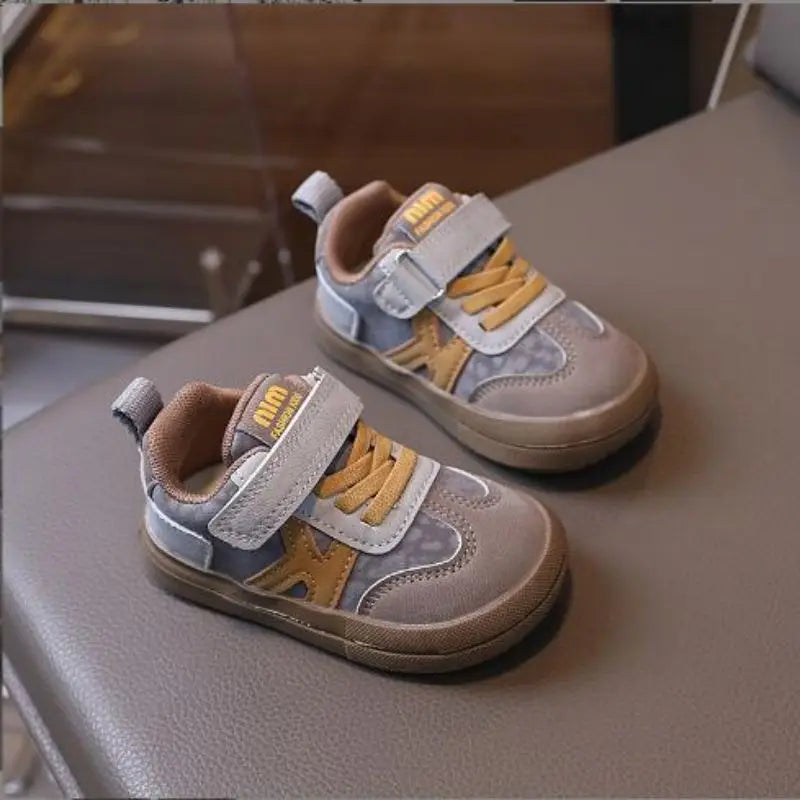 New Baby Shoes Retro Leather Boy Girl Shoes Multicolor Toddler Rubber Sole Anti-slip First Walkers Infant Newborn Moccasins 2025