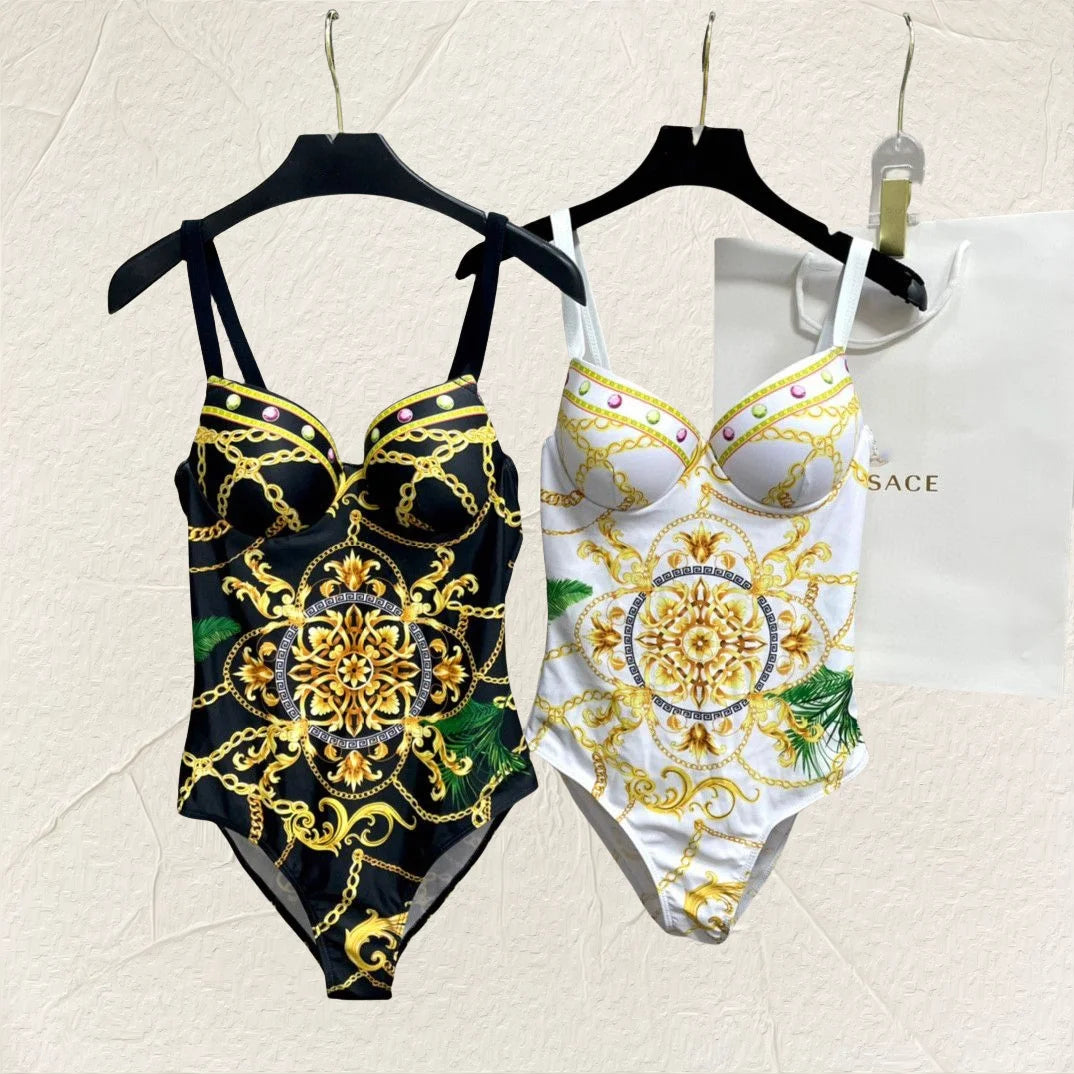 Sexy High Waist Bikini 2025 Women Halter Swimwear Female Swimsuit Solid Bathers Swimming Bathing Swim Suit Summer Beachwear