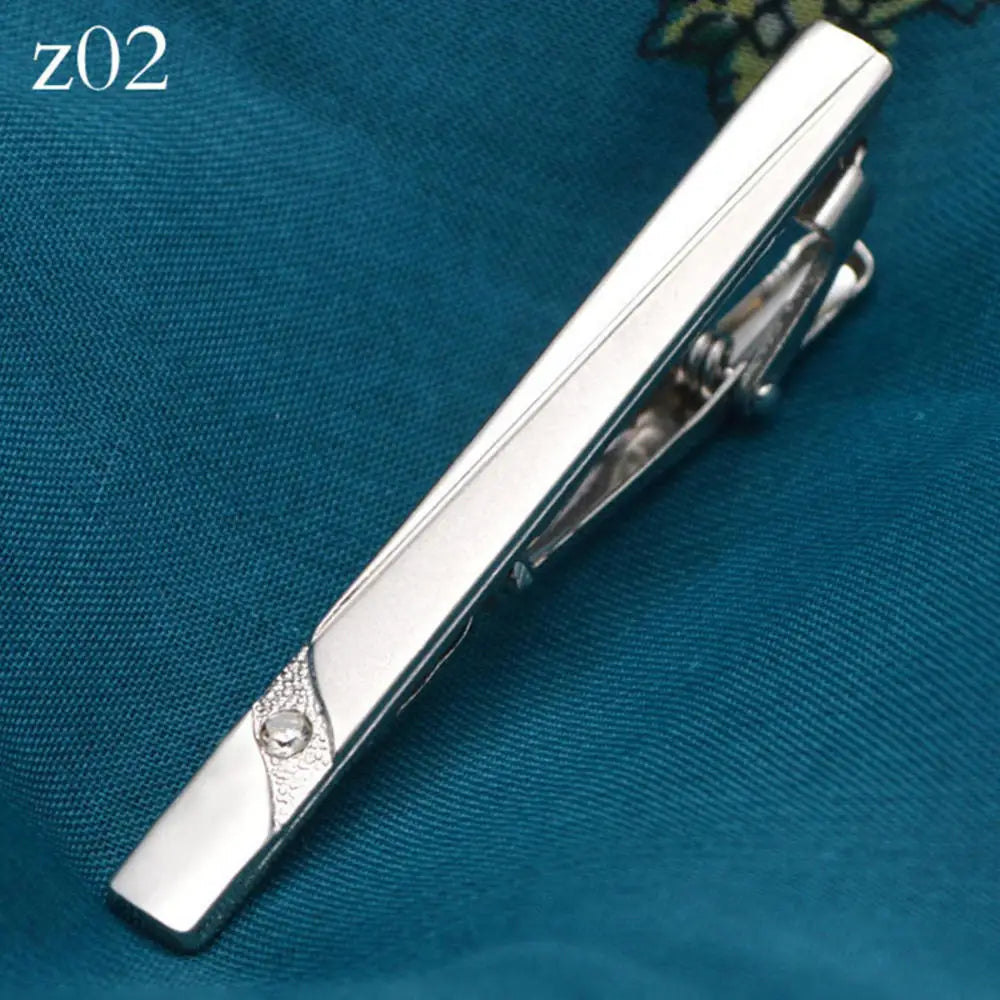 Men Metal Silver Gold Simple Necktie Tie Bar Clasp Clip Clamp Pin Men Stainless Steel For Business Ma Necktie Tie Clasps Fashion