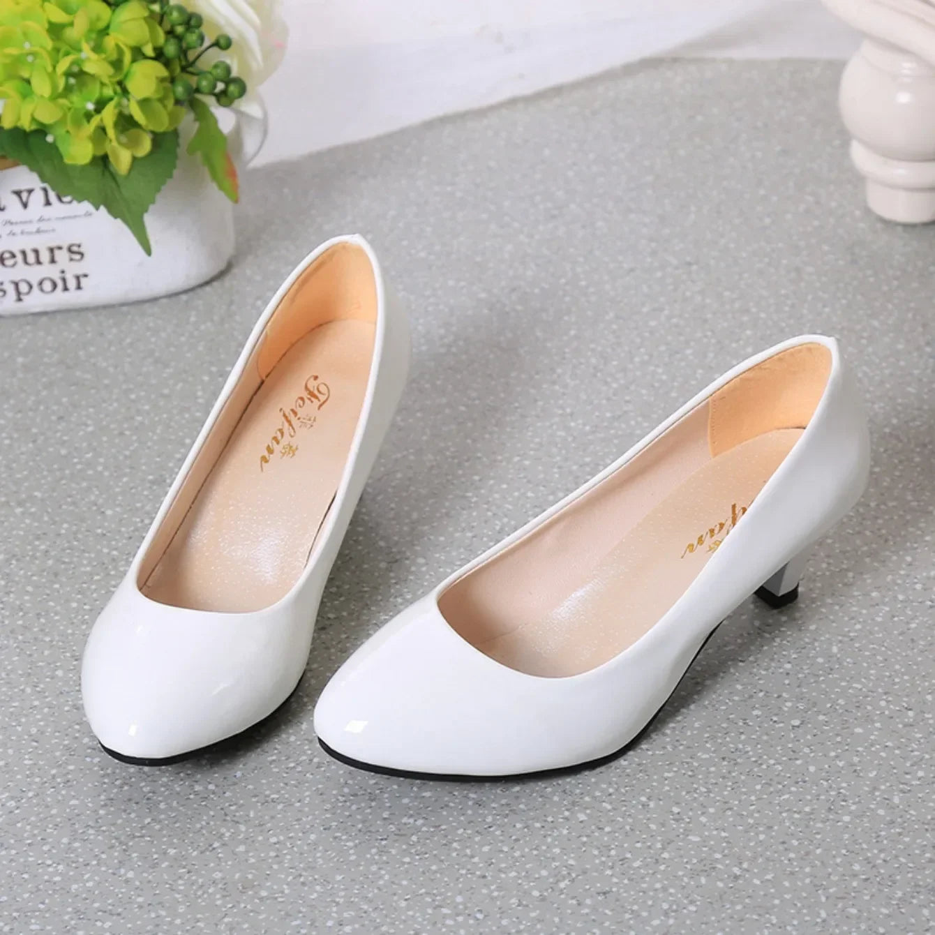 New Women High Heels Nude Shallow Mouth Pumps Fashion Shoes Office Work Party Shoes Ladies Wedding Shoes Solid Color Heels Women