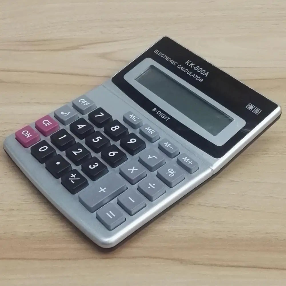 KK-800A Electronic Calculator Multifunctional Large Display Finance 8 Digits Desktop Calculator Office Supplies