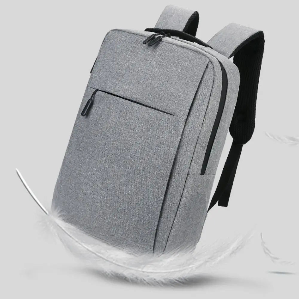 Trendy Oxford Cloth Versatile Backpack Black Grey Blue Red 15.6 inches School Student Backpack Washable Business Rucksack Unisex
