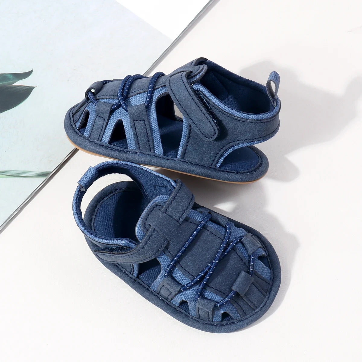 New Baby Shoes For Learning To Walk Spring And Summer Fashion Baby Shoes Soft Sole Anti-slip Sandals For Boys And Girls With Vel
