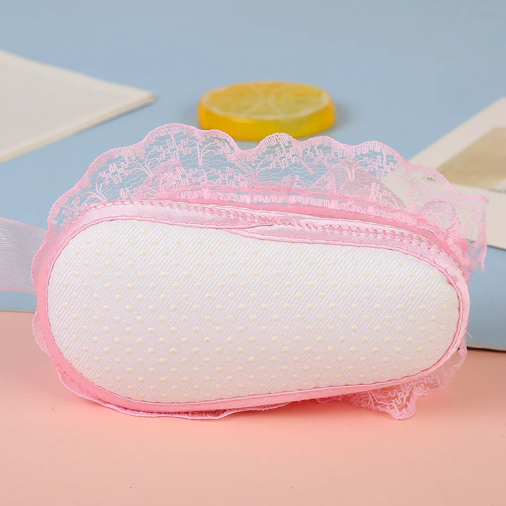Newborn Princess Soft Sole First Walkers Infant Girls Lace Anti-slip Shoes for Party Wedding Toddler Crib Cotton Prewalker 0-18M