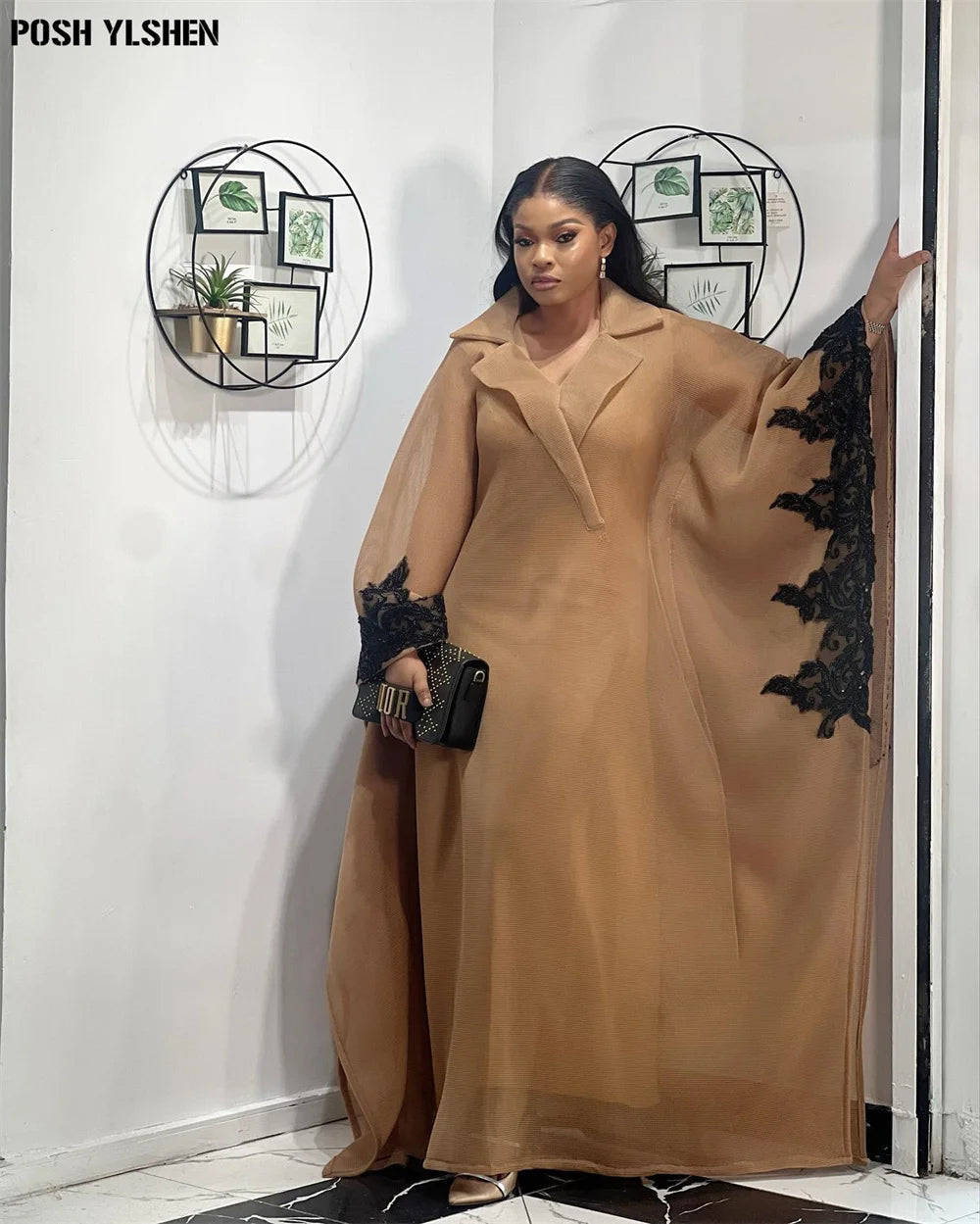Plus Size Abaya African Dresses for Women 2025 New Traditional Nigeria Embroidery Caftan Dress Abaya Musulman Robe Femme Clothes
