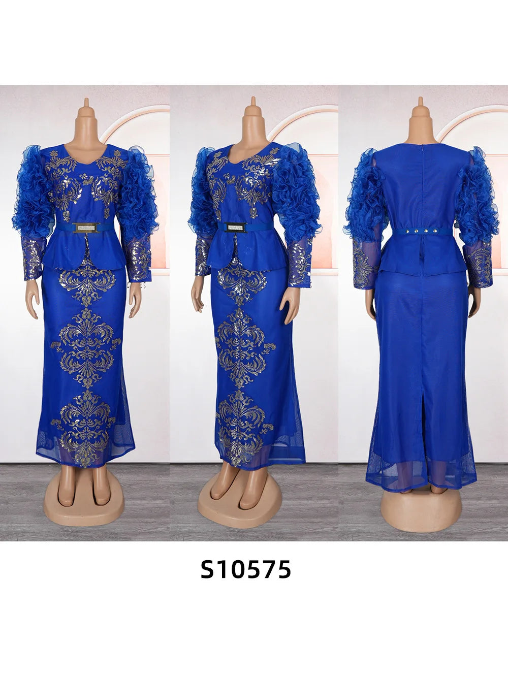 African Dresses for Women 2025 Fashion Plus Size Sequin Evening Party Long Dress Dashiki Ankara Outfits Robe Africa Clothing