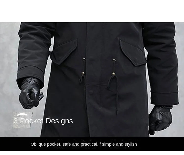 2024 New Casual Winter Men's Down Jacket Fox Fur Men's Coat Coat Men Clothing Coat Winter Jackets Mens Jacket Men Jacket