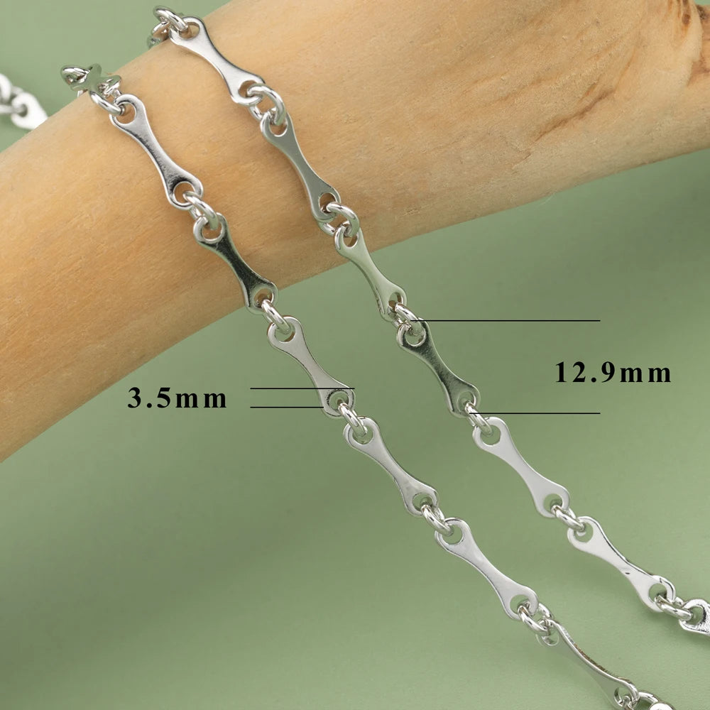 YEGUI C283,diy chain,pass REACH,nickel free,18k gold rhodium plated,copper metal,diy bracelet necklace,jewelry making,1m/lot