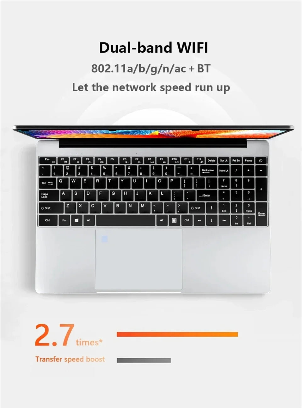2025 laptop 15.6 Inch Laptop Windows 11 Intel Core i7 8500Y 16GB RAM 1TB SSD Fingerprint Unlock Study Office Pc Laptops