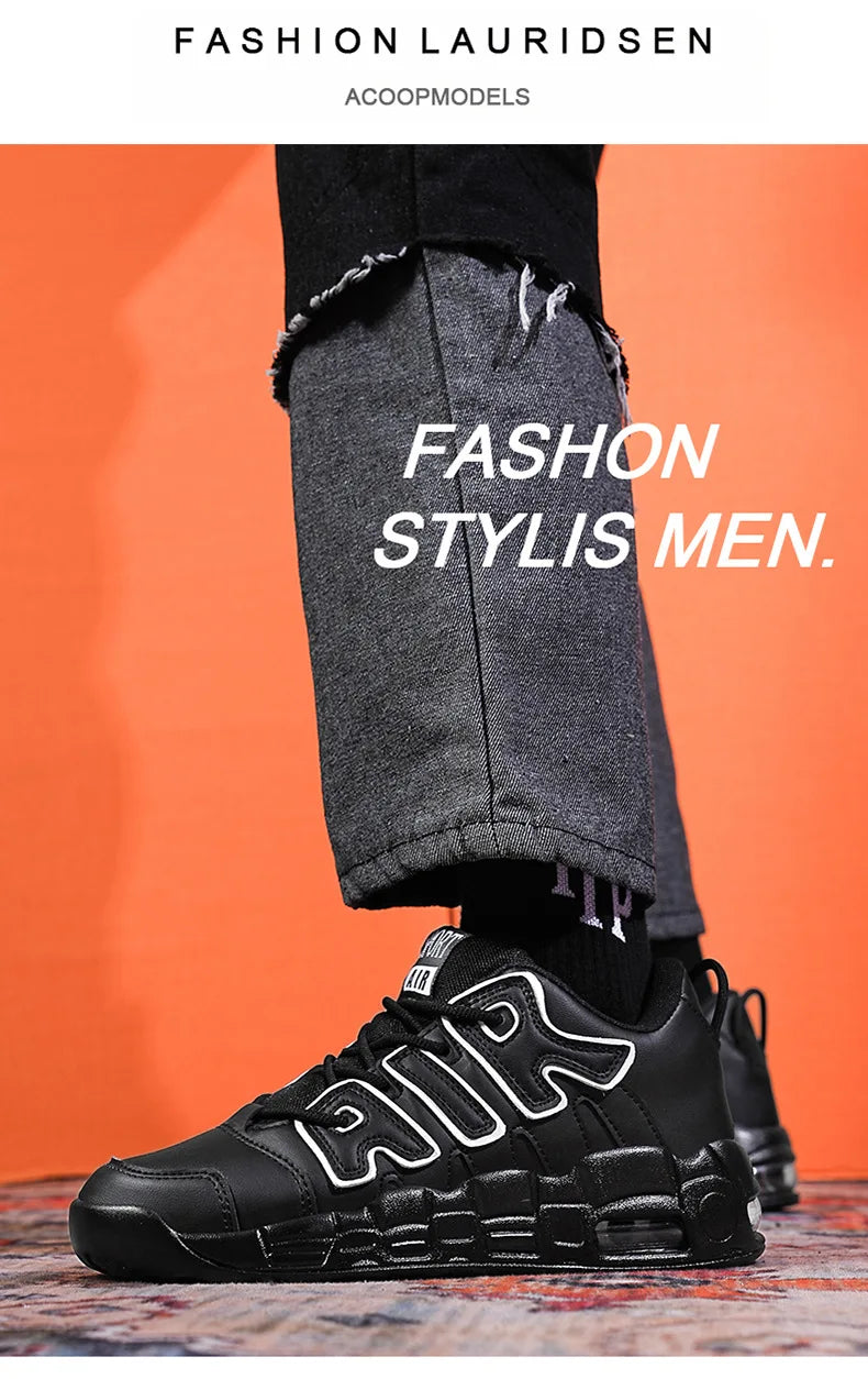 Men's Trendy Casual Sneakers Spring and Autumn Lightweight Durable Shoes AIR Vintage Basketball Shoes Comfortable Running Shoes