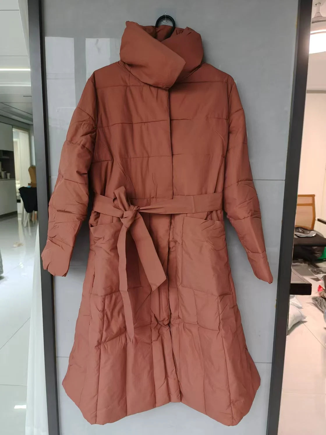 Winter Jacket Women Long Down Jackets Warm Parkas 2024 New Female's Casual Thick Quilted Cotton Puffer Coats Parkas Outwear