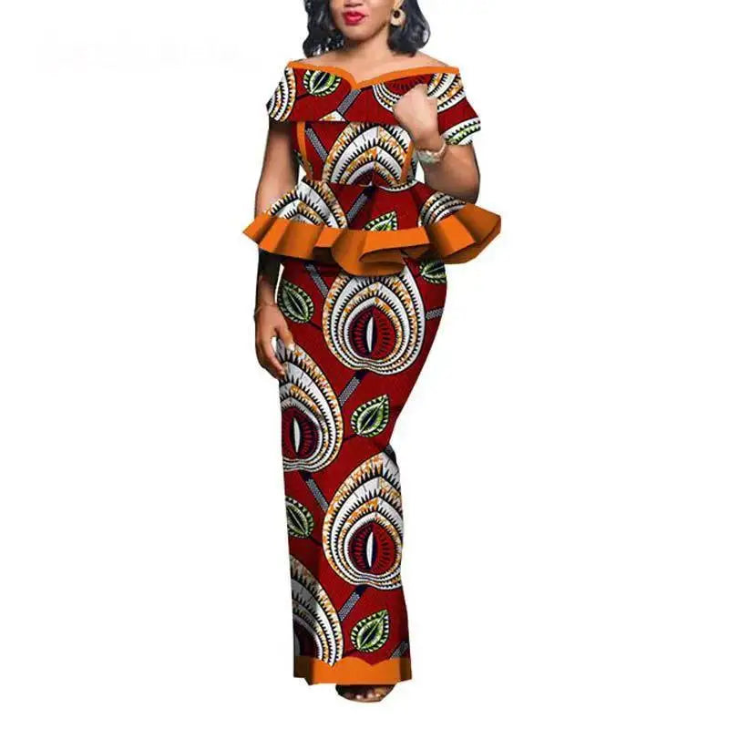 SALE!!! Party African Dress Women Skirt Sets Traditional 2 Pieces Suits Custom Made Dashiki Tops and Skirts Plus Size Clothing