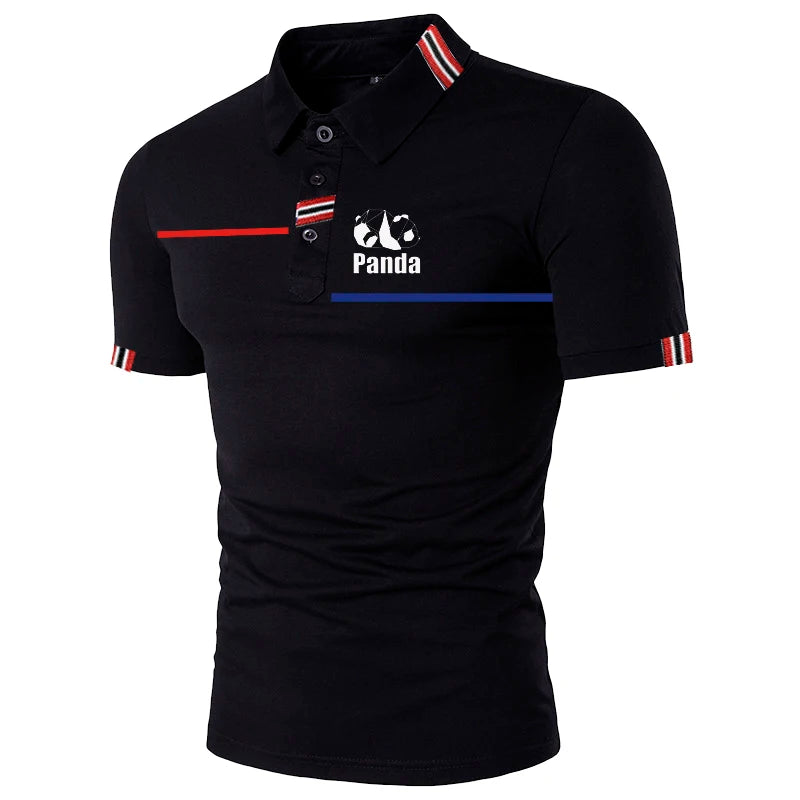 Summer Men's High Quality Polo Shirt Casual Sportswear Short Sleeve Lapel T-shirt Loose Fashion Clothing Golf Top