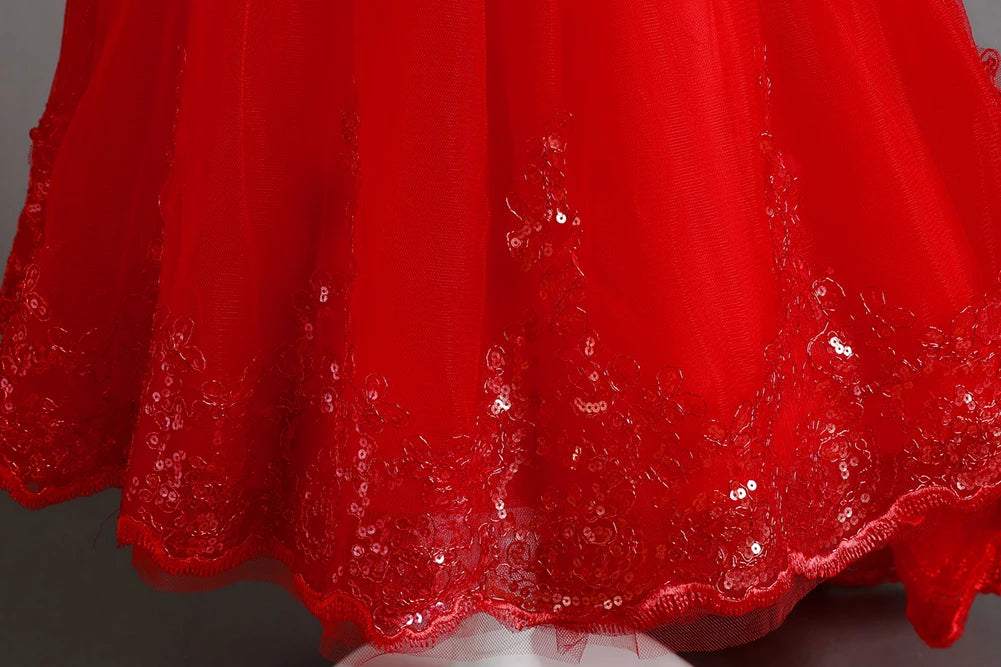 A train skirt Girl'S Sleeveless dresses Tails Show dress Princess dress