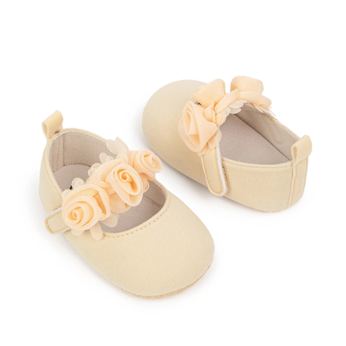 KIDSUN Cotton Sole Anti-slip Baby Shoes Moccasin Cute Flower Princess Girls Shoes Newborn Toddler First Walker Crib Shoes 0-18m