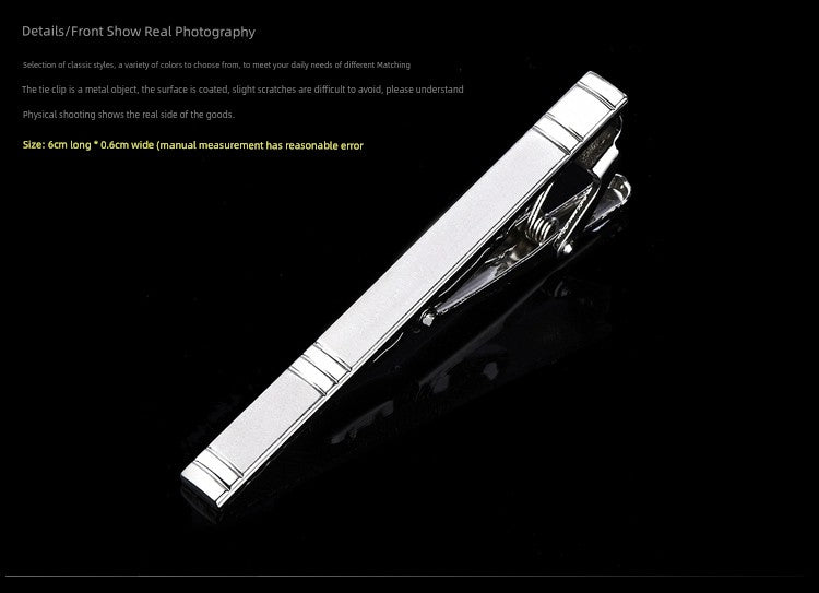 Fashion Minimalist Metal Business Professional Security Tie Clip