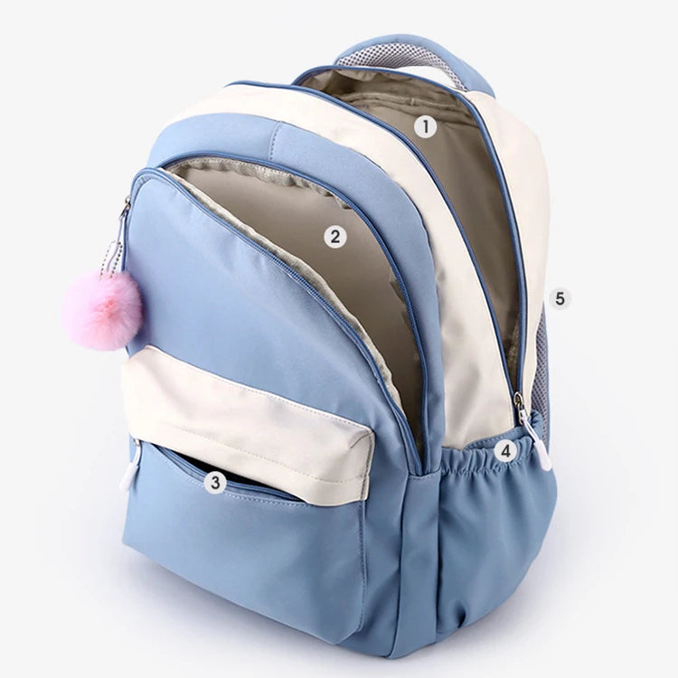 Cinnamoroll Backpack Children Girls Boy Sanrio Schoolbag Kawaii Student Back To School Rucksack Teen Kids Gift Women Travel Bags
