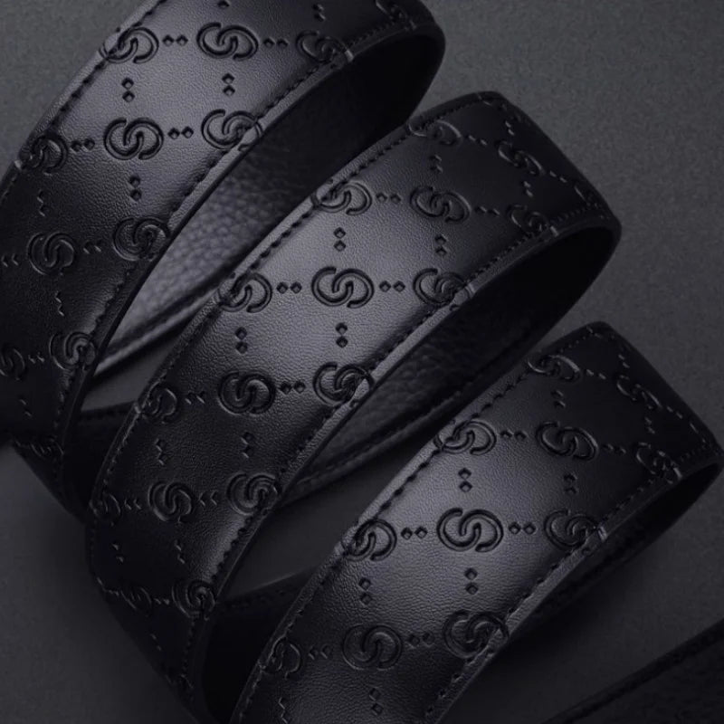 Fashion designer belts men's belts quality belts cowhide belts ratchet belts automatic buckle belts