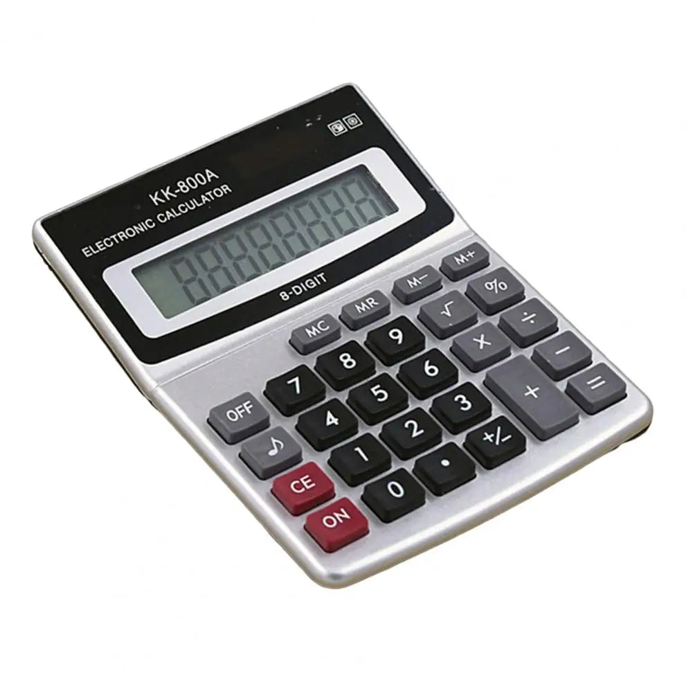 KK-800A Electronic Calculator Multifunctional Large Display Finance 8 Digits Desktop Calculator Office Supplies
