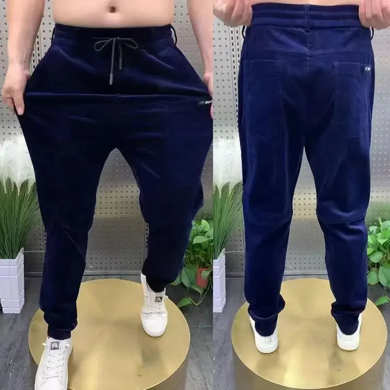 Autumn Winter Male Trousers Loose Work Harem Formal Baggy Corduroy Men's Casual Pants Dress Low Price Stylish High Quality Sale