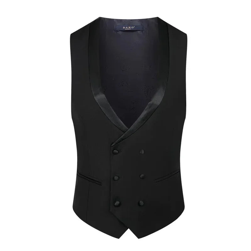 Luxury Wedding Suit For Fashion Men Beaded Slim Fit Groom Tuxedo Gentleman Party Suit 3 Pieces (Jacket+Pants+Vest) 2025