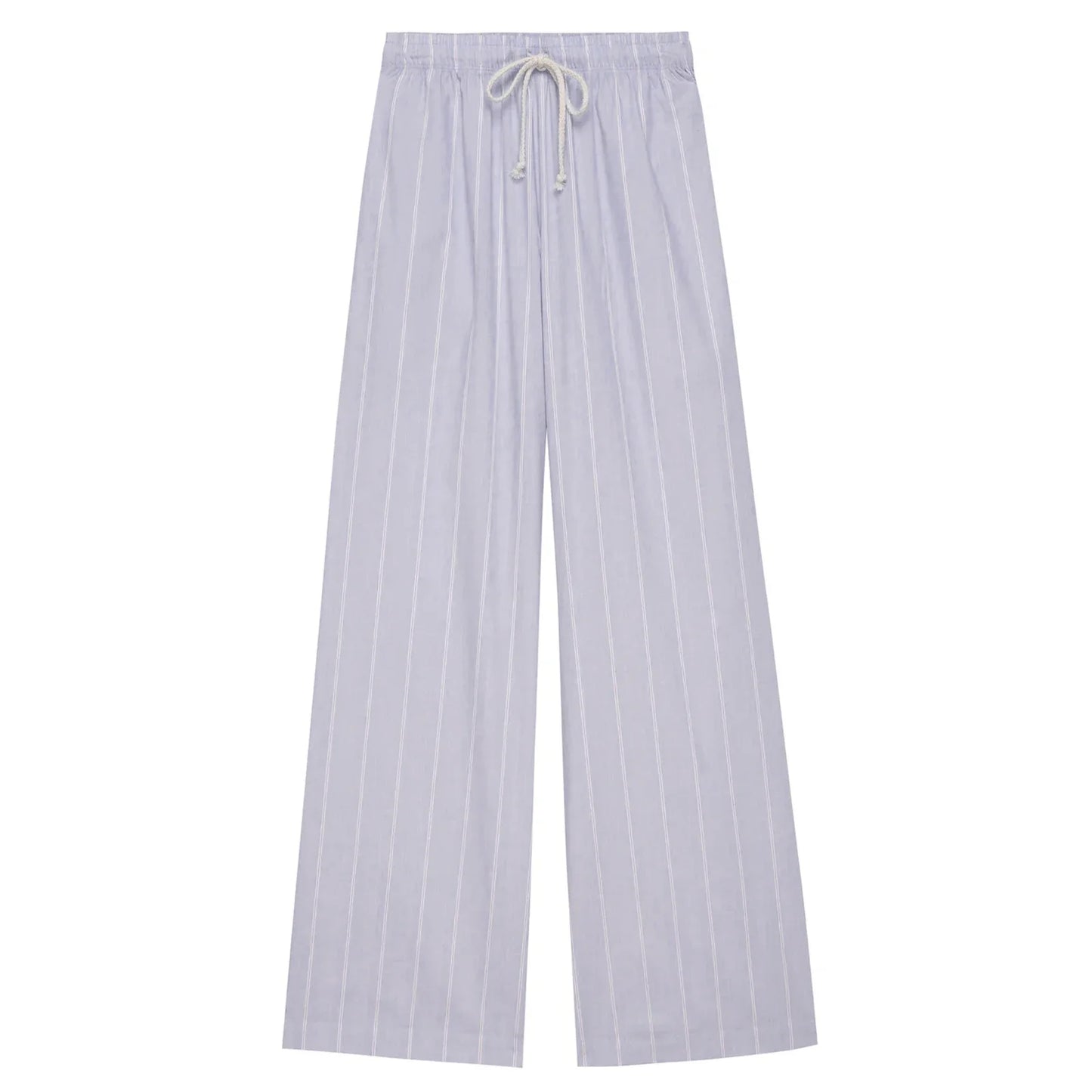Combhasaki Women Y2K Aesthetic Wide-Leg Pants Stripe Drawstring High Elastic Waist Trousers Spring Fall Retro Sweatpants Bottoms
