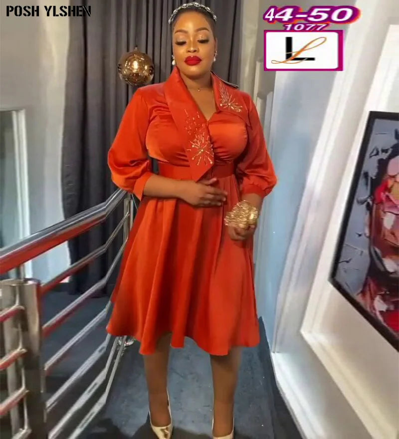 Elegant African Wedding Dresses for Women 2024 Plus Size Turkey Evening Party Dress Dashiki Ankara Outfits Robe Africa Clothing