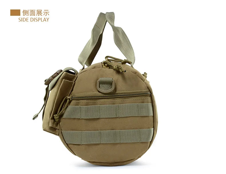 Men's Large Capacity Dry Wet Separation Crossbody Portable Sports Training and Fitness Bag Short Distance Travel Luggage Tote