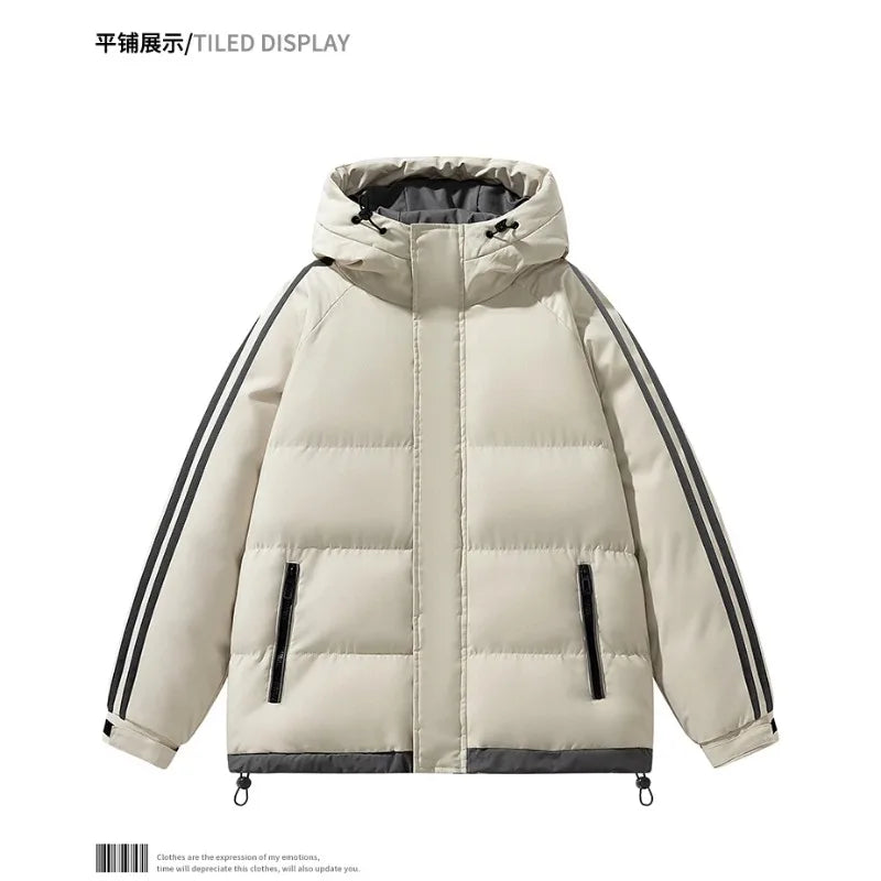 Winter Outdoor Men's Cold proof Warm Sports and Leisure Thick Cotton Jacket Winter Comfortable Fashion Trend Versatile Jacket