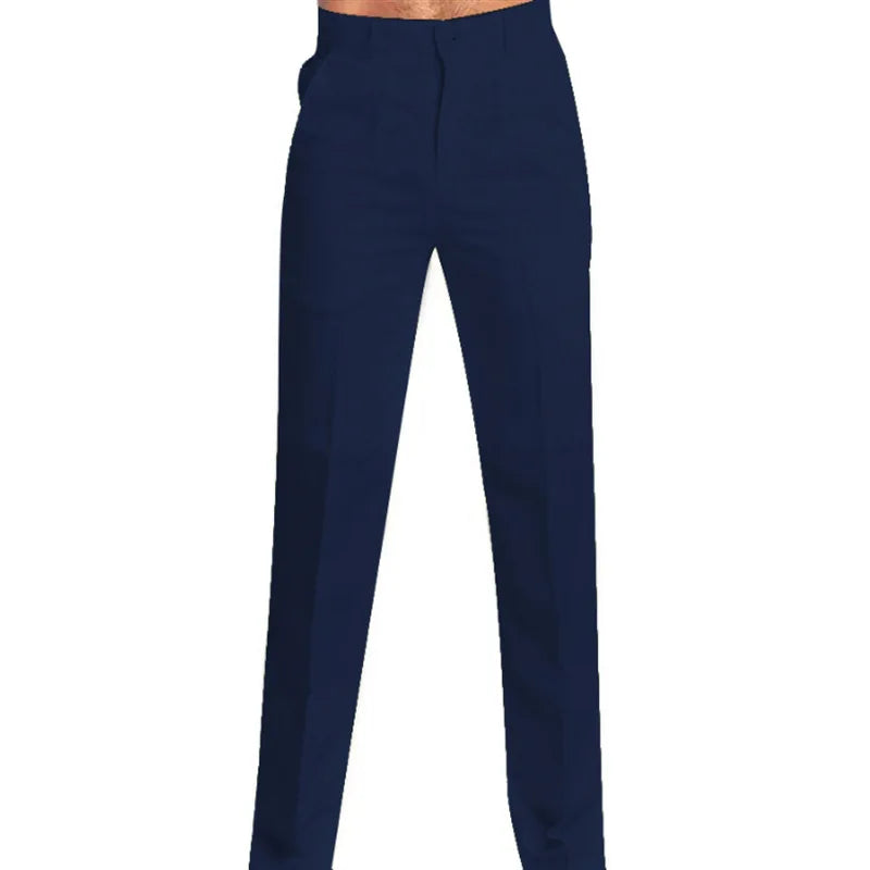 Men's Clothing Linen Slant Pocket Straight Solid Color Comfortable Breathable Daily Casual Pants