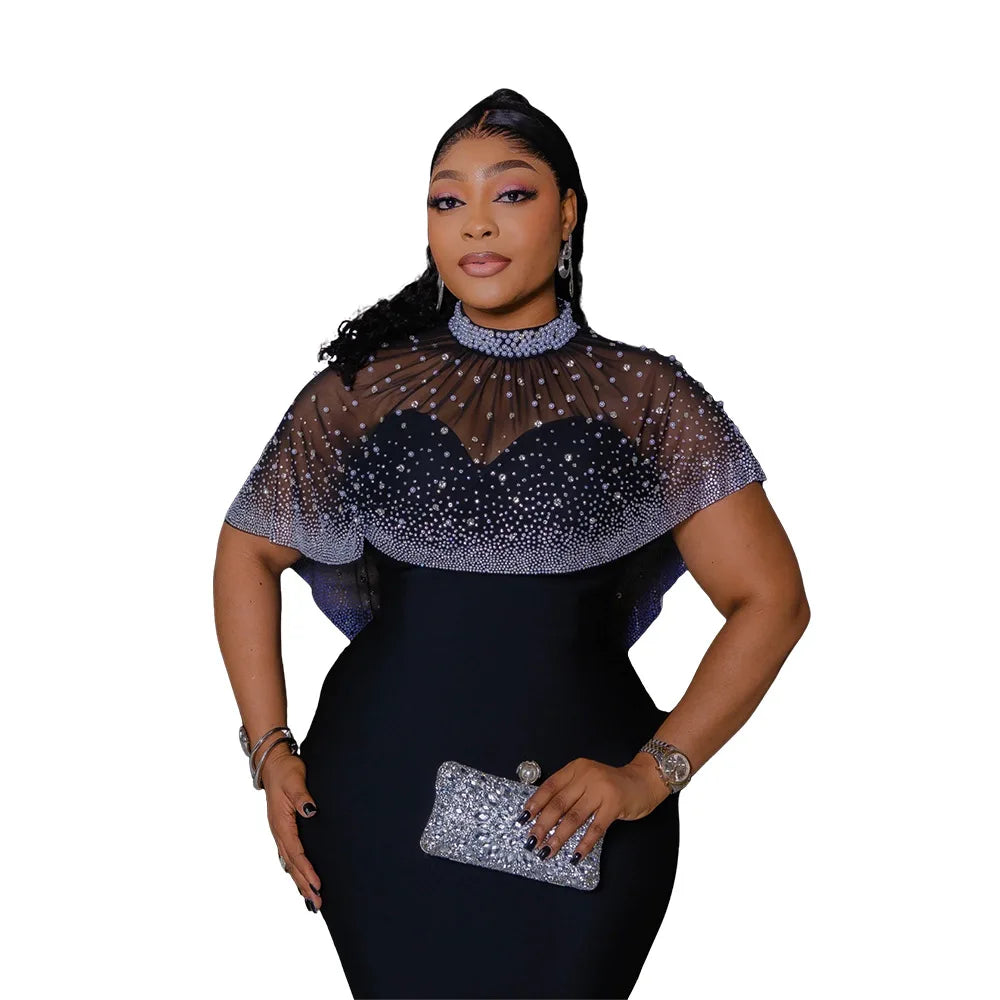 African Dresses For Women Elegant Wedding Muslim Fashion Abayas Dashiki Robe Kaftan Long Maxi Dress Turkish Africa 2025 New