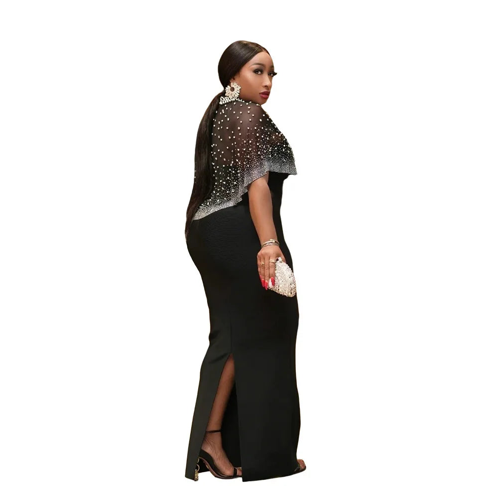 African Dresses For Women Elegant Wedding Muslim Fashion Abayas Dashiki Robe Kaftan Long Maxi Dress Turkish Africa 2025 New