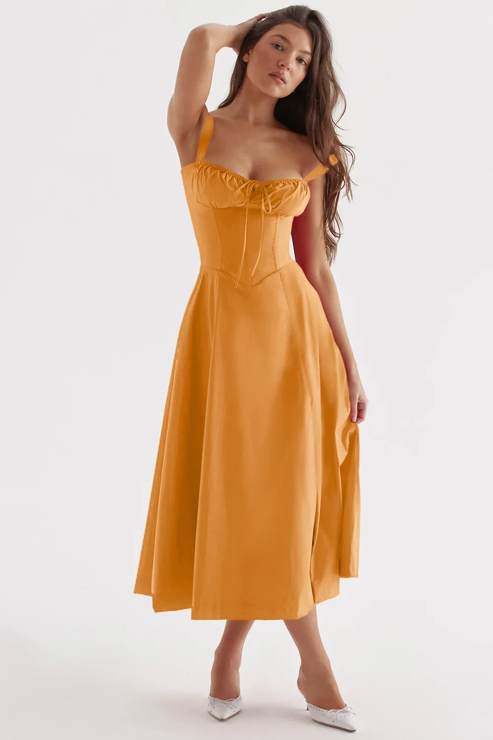 Women Beach Vacation Dress French Lazy Style Dress-Solid Color Or Printed Multi-Color Spring Summer 2025 New Arrival
