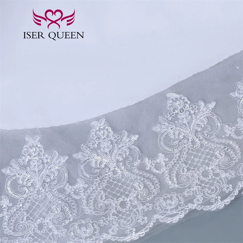 Customized Crystal Beaded Quality Ball Gown Wedding Dress For Bride Plus Size Civil Wedding Dress 2025 With Train WX0366