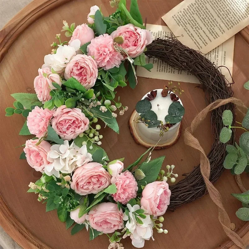 Artificial Flowers Silk Peony Wedding Bridal Bouquet Home Table Outdoor Garden Archway DIY Gift Room Decoration