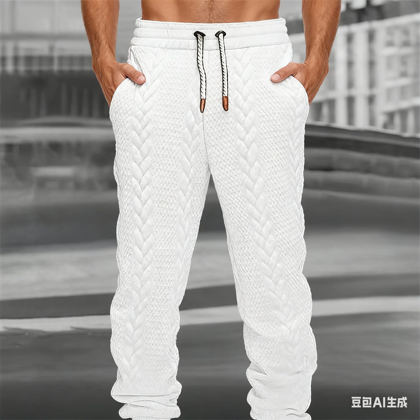 Fall/Winter Men's Pants, Soft and Comfortable Casual Sportswear Pants, Fashionable Street Business Men's Trousers