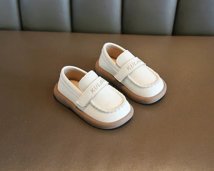 Baby Boys Casual Shoes for Wedding Party Fashion 2025 Spring Autumn Toddlers Kids Leather Shoes Slip-on Loafers Soft Flats New