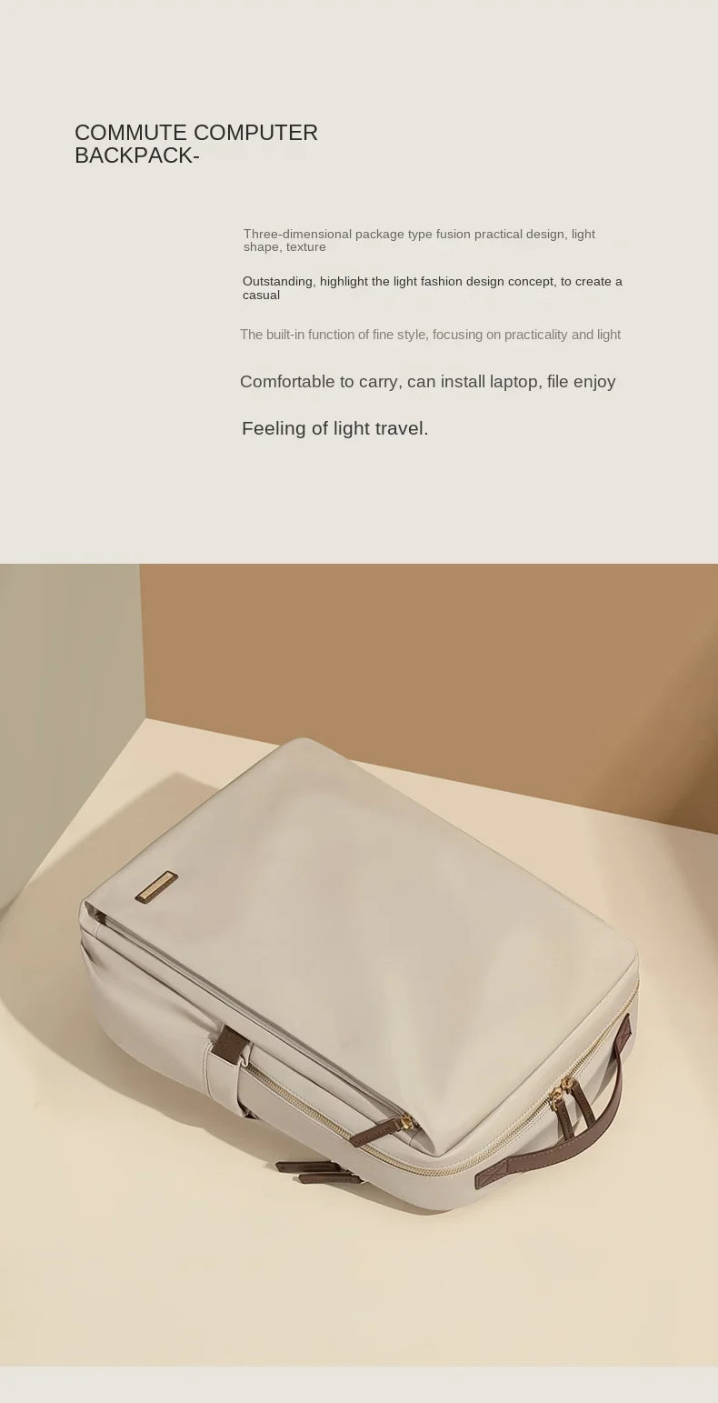 GOLF Laptop Backpack Women Elegant 14 inch Notebook Bags Waterproof Backpacks Woman Work Back Pack Casual Multi Pockets Bagpack