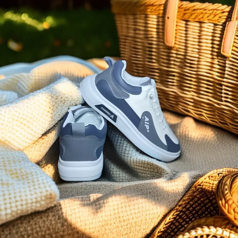 2025 New Breathable Casual Men's Fashion Multi functional Board Shoes Durable Work Wear resistant White Fashion Shoes