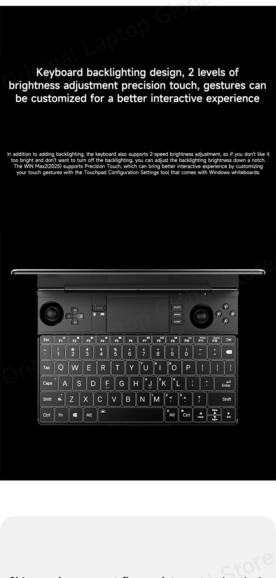 GPD WIN Max 2 2025 10.1-inch Mini Touchscreen Pocket PC AMD AI 9 HX 370 64GB/2TB/4TB SSD Windows 11 Gaming Console Laptop