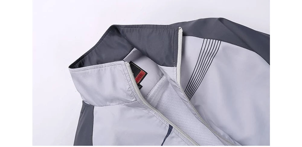 Men Sportswear New Spring Autumn Tracksuit 2 Piece Sets Sports Suit Jacket+Pant Sweatsuit Male Fashion Golfwear Men Clothing 5XL