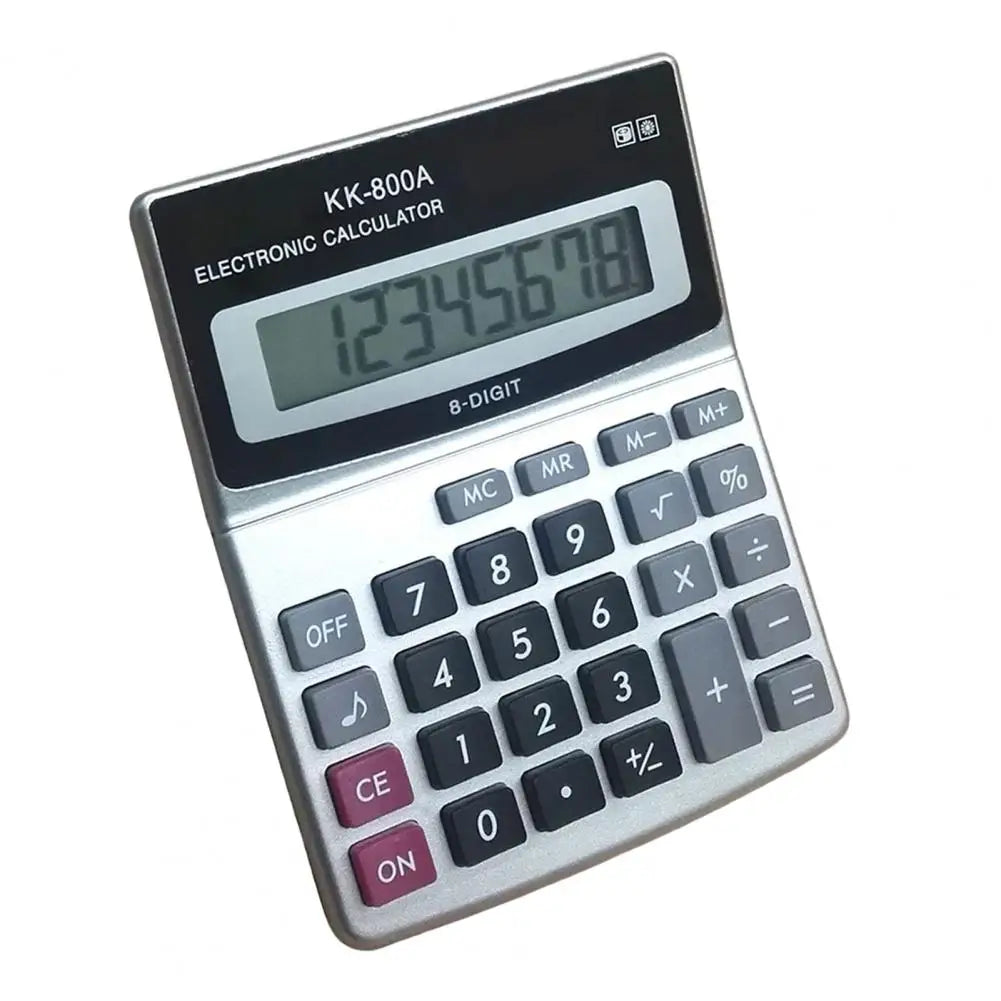 KK-800A Electronic Calculator Multifunctional Large Display Finance 8 Digits Desktop Calculator Office Supplies