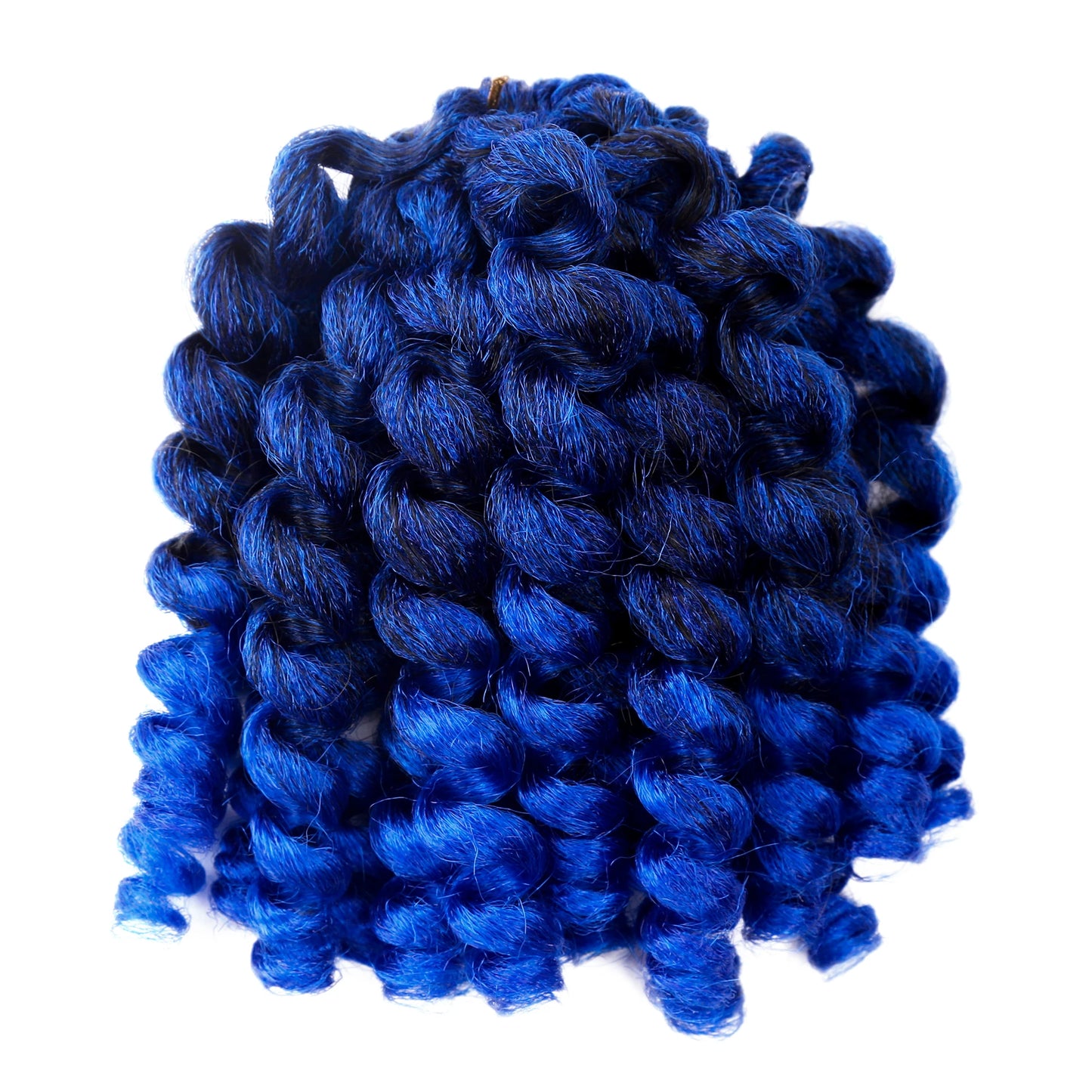 Synthetic Ombre Jumpy Wand Curl Crochet Braids Jamaican Bounce For Africa Braiding Hair Extensions Pre-Twisted For Black Women