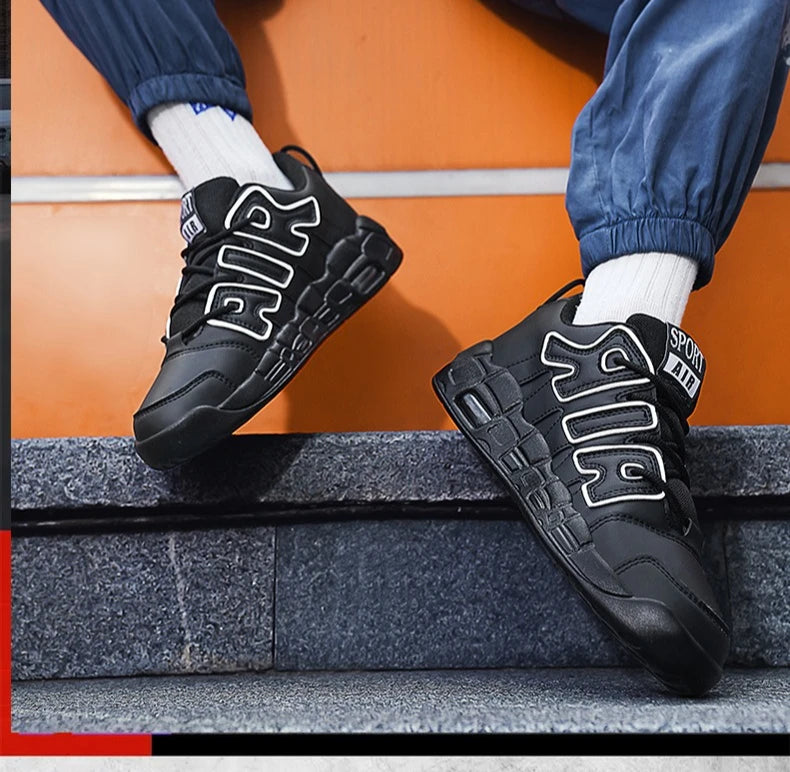Men's Trendy Casual Sneakers Spring and Autumn Lightweight Durable Shoes AIR Vintage Basketball Shoes Comfortable Running Shoes