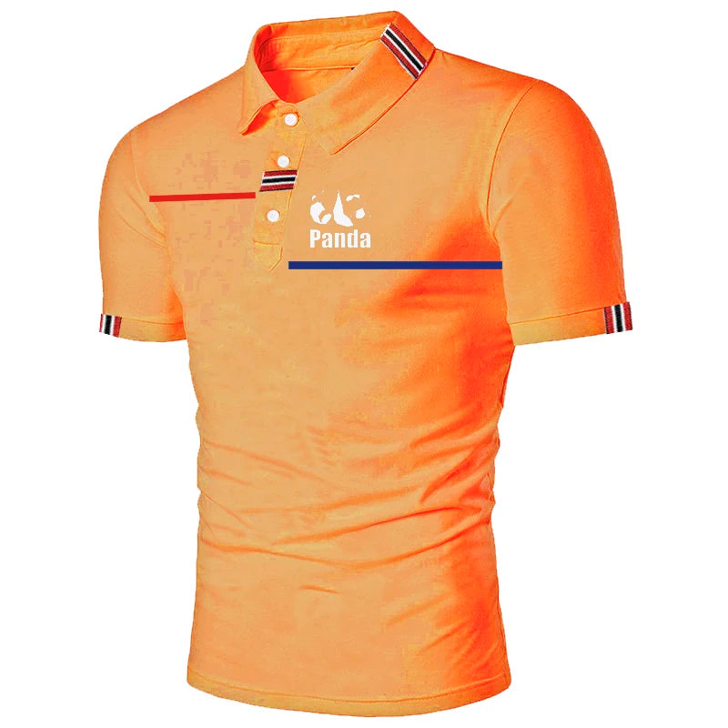 Summer Men's High Quality Polo Shirt Casual Sportswear Short Sleeve Lapel T-shirt Loose Fashion Clothing Golf Top