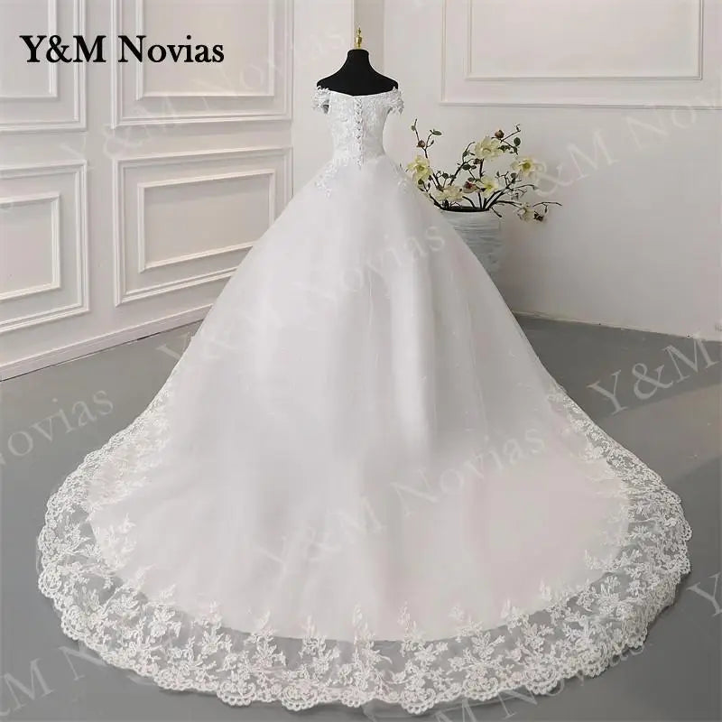 Customized Color Sweet 16 Dress Pink Off Shoulder Plus Size Vestido De Noiva Purple Quinceanera Dress Ball Gown Flower Women