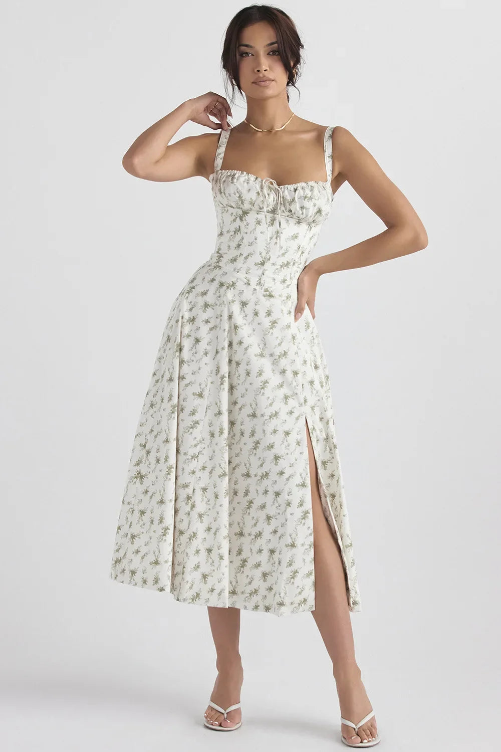 Women Beach Vacation Dress French Lazy Style Dress-Solid Color Or Printed Multi-Color Spring Summer 2025 New Arrival