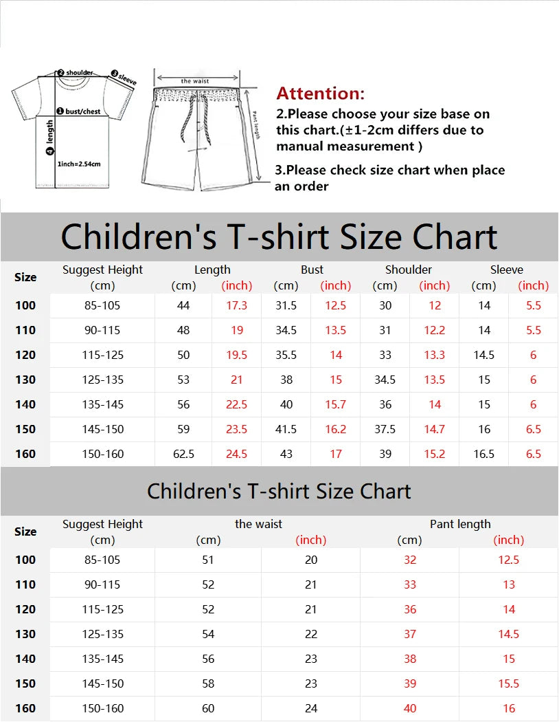 Boys' summer fashion casual sports 2-piece T-shirt+pants suitable for boys' hip-hop style fashion clothing set, lightweight and