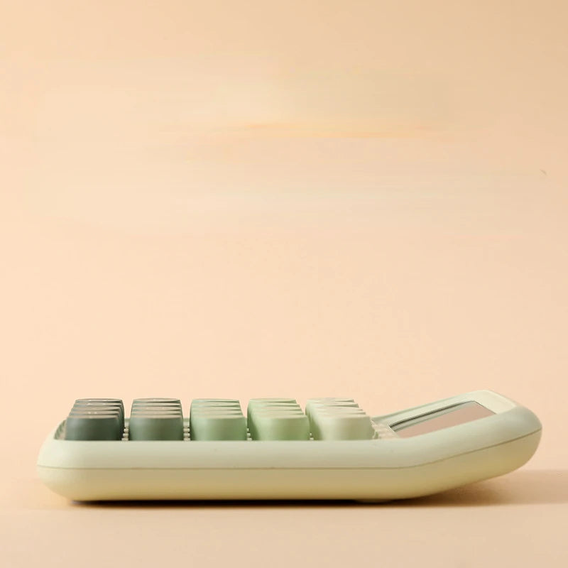 Gradation Candy Portable Calculators Large Display Mechanical Dot Keyboard Back To School Supplies Students/Finance Stationery